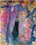 Firelei Báez, Fragments of a crossroad, 2016, acrylic on Yupo paper