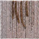 Sheila Hicks, Araucario, 2012, linen and tree branches