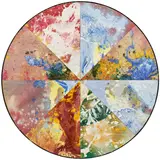 Sam Gilliam, Dew, 1974-1975, collage, acrylic, dye pigments and oil glazes on canvas mounted to board