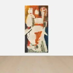 David Smith, Untitled, spray enamel on canvas