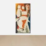 David Smith, Untitled, spray enamel on canvas