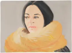 Study for Fox by Alex Katz, 1973, oil on Masonite, sold Feb 2026