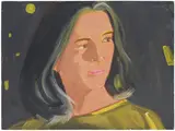 Alex Katz, Ada, 1986, oil on Masonite