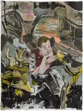 Hernan Bas, yes, yes I've heard that too..., 2013, acrylic on paper