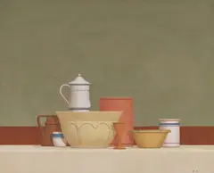 William Bailey, Untitled, 1993, casein on paper