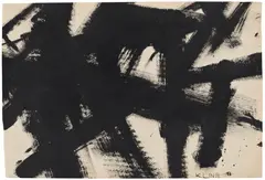 Franz Kline, Untitled, 1959, black ink on paper