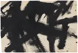 Franz Kline, Untitled, 1959, black ink on paper