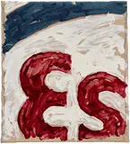 Mario Schifano, Esso, 1975, enamel on canvas paper