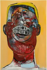 Genesis Tramaine, God of Gods, 2019, acrylic, oilstick, Yeshua and spray paint on canvas