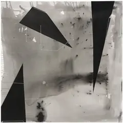 Torkwase Dyson, Creek II (WATER TABLE), 2018, acrylic on canvas