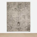 Kour Pour, Triumphal Arch (Made in Bengal), 2014, woodblock on Belgian linen