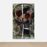Huma Bhabha, Untitled, 2012, ink on photograph