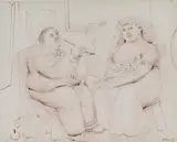 Fernando Botero, The Painter and His Model