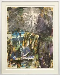 Honeysuckle Grows (Anagram) by Robert Rauschenberg, 1996, inkjetdye transfer on paper, in artist's frame, offered Feb 2026
