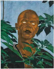 Cinga Samson, Something 22, 2020, oil on canvas