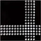 Narcisso Debourg, Sobre Negro, 1993, acrylic, aluminum and wood construction
