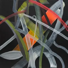 Ross Bleckner, Untitled, RB-7714, 2022, oil on linen