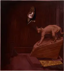 Bendt Eyckermans, Le nuage, 2022, oil on linen