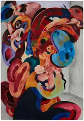 Ahmed Alsoudani, Second Winter, 2021, acrylic on canvas
