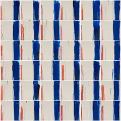 Jacqueline Humphries, Untitled, 1994, oil on panel, in 36 parts