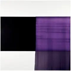Callum Innes, Exposed Painting Dioxazine Violet, 2012, oil on linen