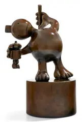 Tom Otterness, Kindly Geppetto, 2001, bronze