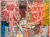 Lari Pittman, Untitled #11, 2003, oil, aerosol lacquer and Cel-Vinyl on gessoed canvas laid on panel