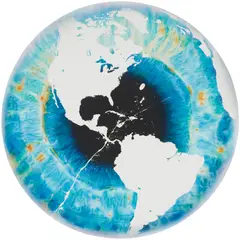 Marc Quinn, The Eye of History, Caribbean Perspective (New Archipelago), 2014, oil on canvas