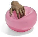 Kelly Akashi, Feel Me (Flesh), 2020, hand blown glass and bronze