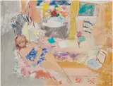 Raymond Legueult, L'odalisque, 1968, oil on canvas