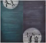 Juan Genovés, La Caza, 1967, oil on canvas