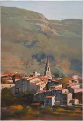 John Meyer, Bargemon, 1991, acrylic on canvas