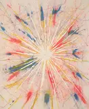 Harmony Korine, Starburst Jazzy, 2014, ink on canvas