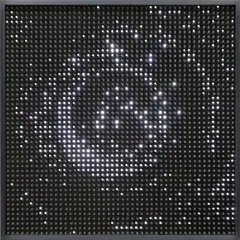 Devil's Playground (White) by Leo Villareal, 2005, white LEDs, aluminum, custom software and electrical hardware, sold Feb 2026