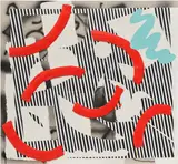 Trudy Benson, Movement in Stripes 2, 2015, acrylic, enamel and oil on canvas