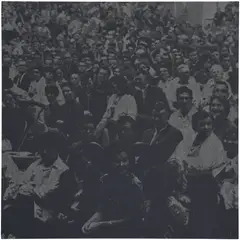 Wayne Gonzales, Seated Crowd, 2008, acrylic on canvas