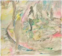 Willa Wasserman, Untitled (figures), 2021, oil on linen