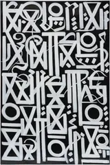 RETNA, Untitled, 2025, acrylic on canvas