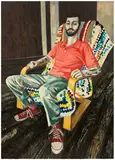 Raffi Kalenderian, Jimmy, 2014, oil on canvas