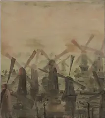 Norbert Schwontkowski, Gestern in Flandern, 2012, oil on canvas