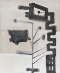Tobias Pils, Untitled (still life), 2017, oil and acrylic on canvas