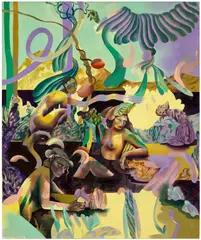 No Fly Would Drink Her by Jessie Makinson, 2019, acrylic on canvas, sold Feb 2026