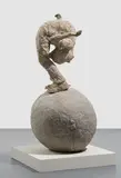 Chen Qiulin, The Child on the Ball, 2008, papier-mâché
