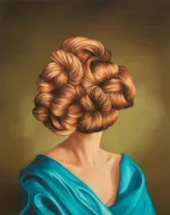 Ewa Juszkiewicz, Ginger Locks, 2021, archival pigment print on paper
