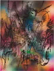 Bare by Julie Mehretu, 2021, Giclée print on paper, sold Feb 2026