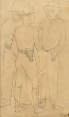 Untitled by Diego Rivera, 1950, pencil on paper, offered Feb 2026
