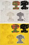 Jonathan Lasker, Two works (i-ii): Untitled