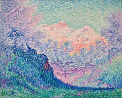 Paul Signac, Les Diablerets (L'Oldenhorn et le Bécabesson), 1903, oil on canvas