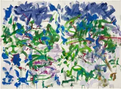 Joan Mitchell, Plain, 1989, oil on canvas, diptych