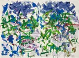 Joan Mitchell, Plain, 1989, oil on canvas, diptych